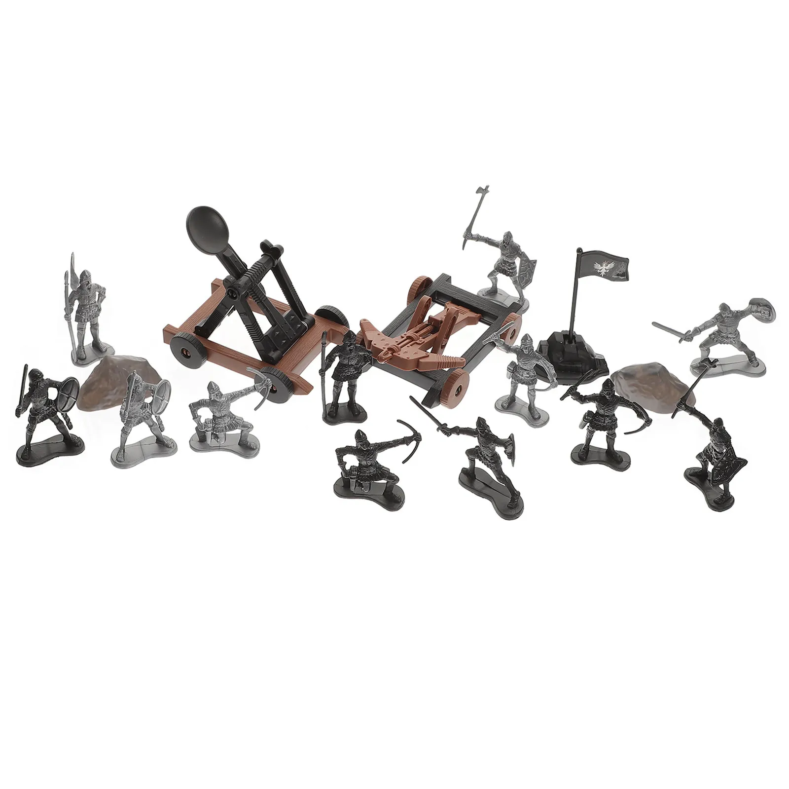 

1Set Military Equipment Simulation Soldier Desktop Ornament Retro Military Equipment Scene Decor for Bedroom Living Room Study