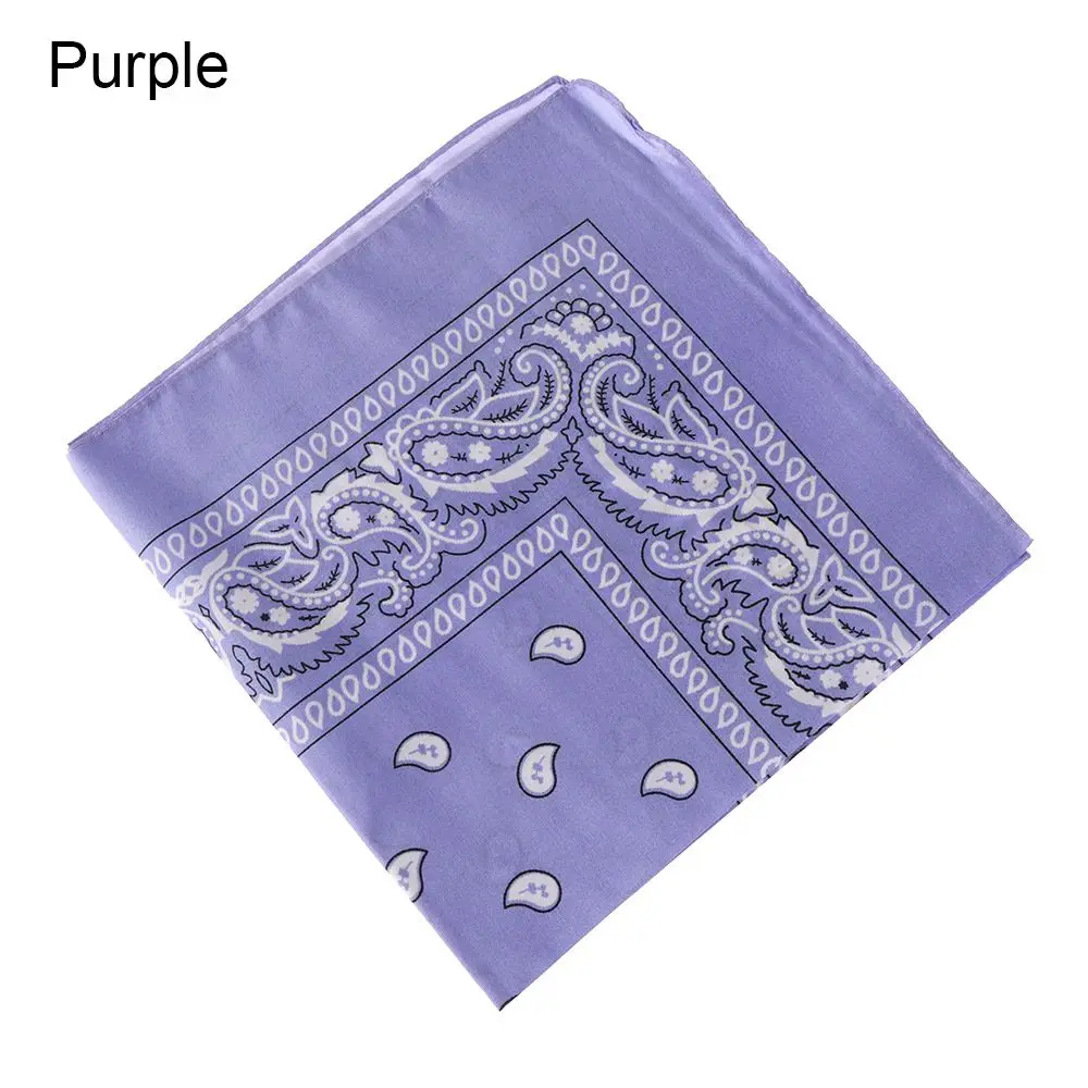 Sports Supplies Headwear Neck Scarf Wristband Paisley Bandana Hair Band Printed Square Scarves