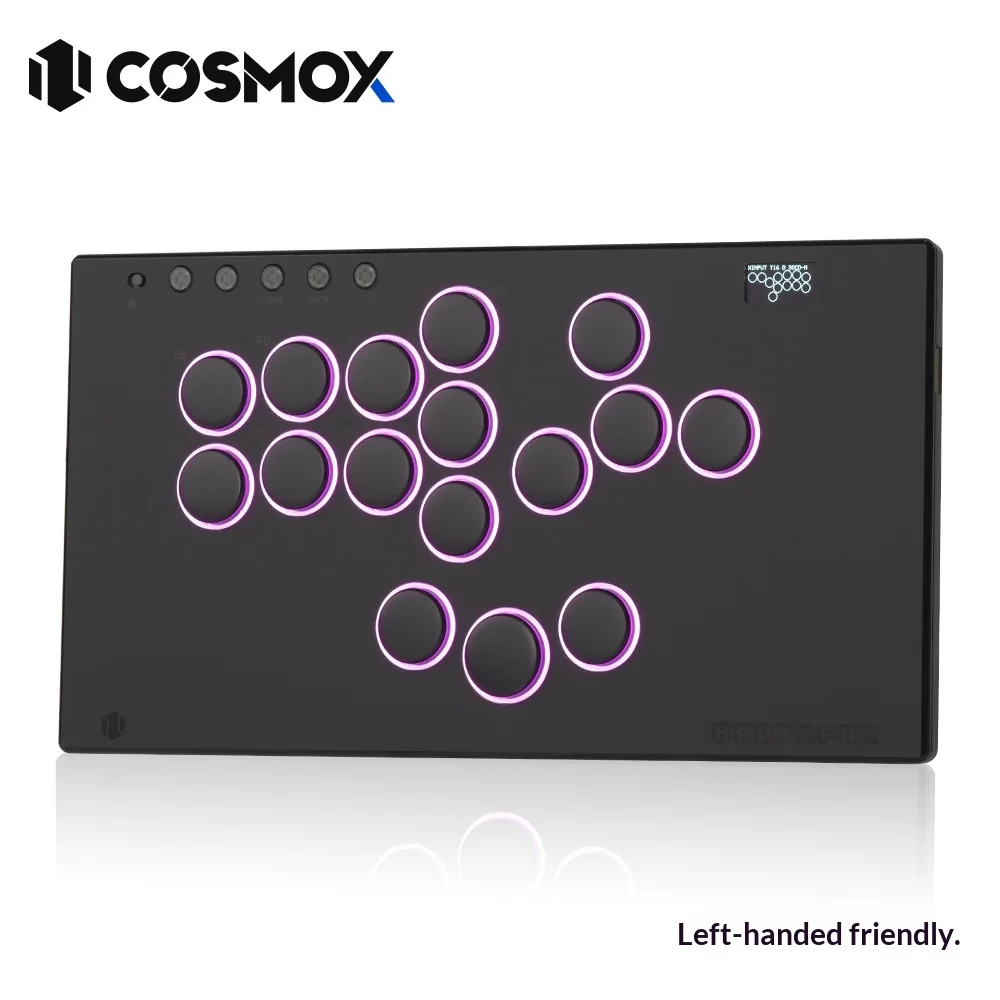 Hitbox Haute42 E-Series E-16 Keyboard Fighting Layout Kiri Kompatibel Multi-Platform Raspberry Pi Untuk Game Fighting
