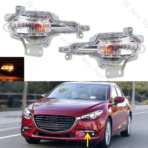 Luz antiniebla de parachoques delantero, lámpara para Mazda 3 Axela 2017 2018
