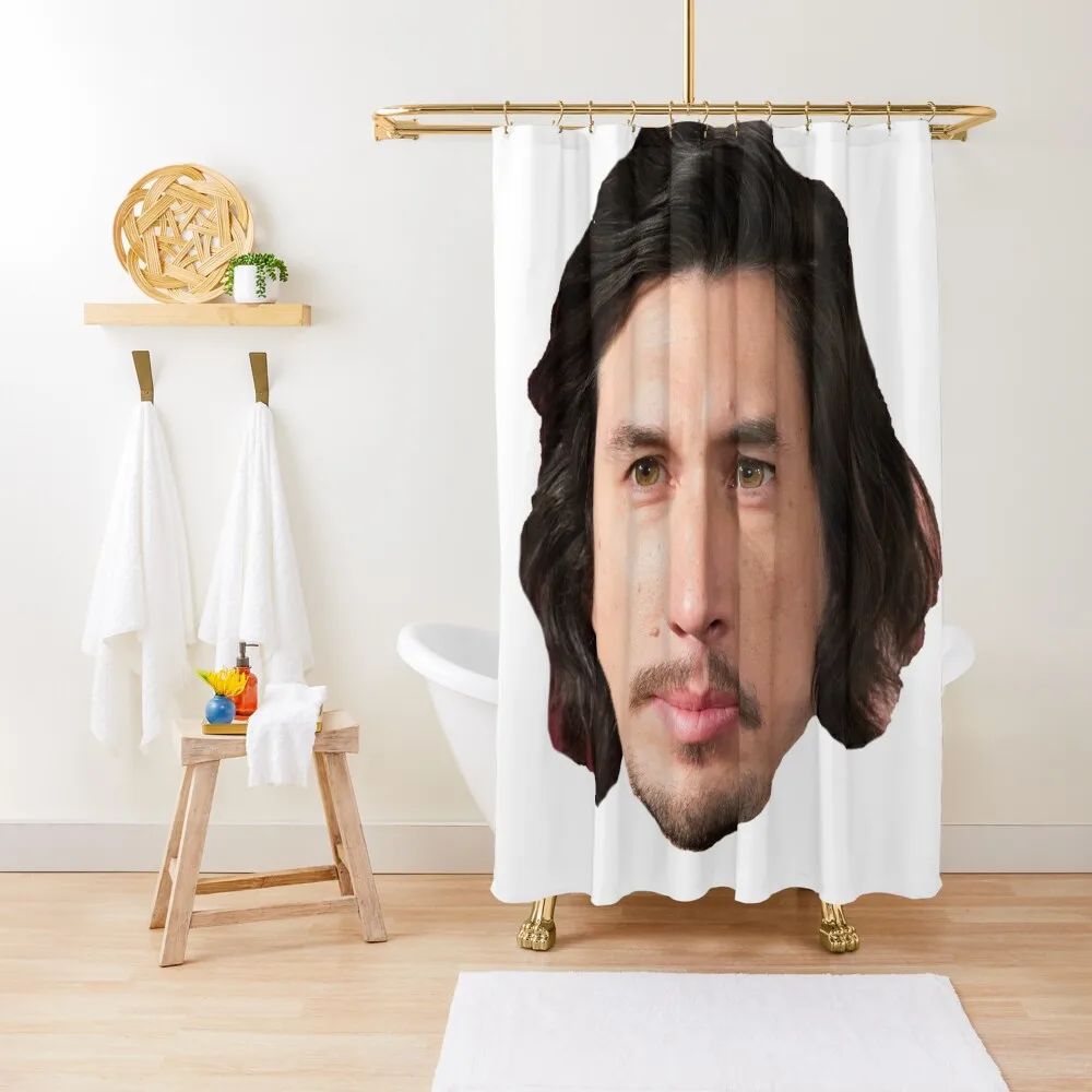 

Adam Driver Shower Curtain Anime Bathroom Cover Curtain