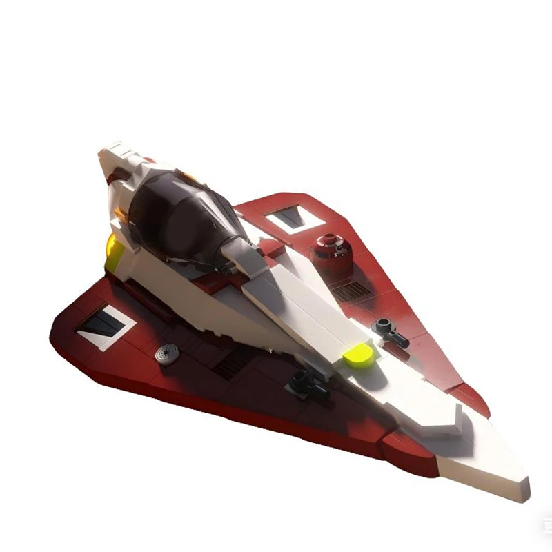 264 PCS Warplane 2025 Upgraded Sci-Fi Light Interceptor Minifigure-Scale MOC Customize Modular Building DIY Assembly Toy Gift