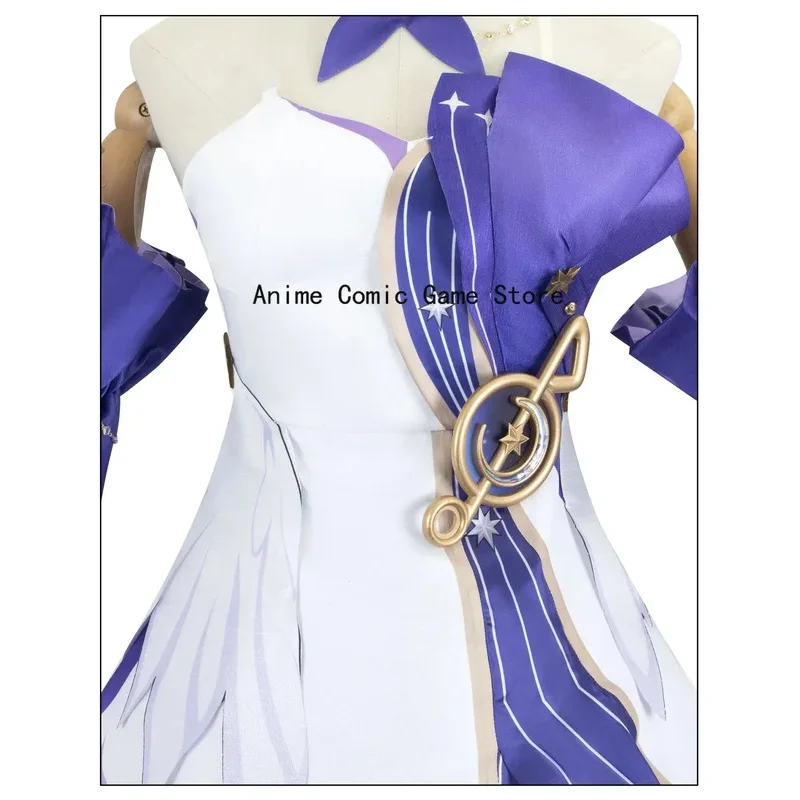 Em estoque XS-2XL robin cosplay honkai star rail cosplay traje peruca uniforme carnaval roupas de halloween para mulher
