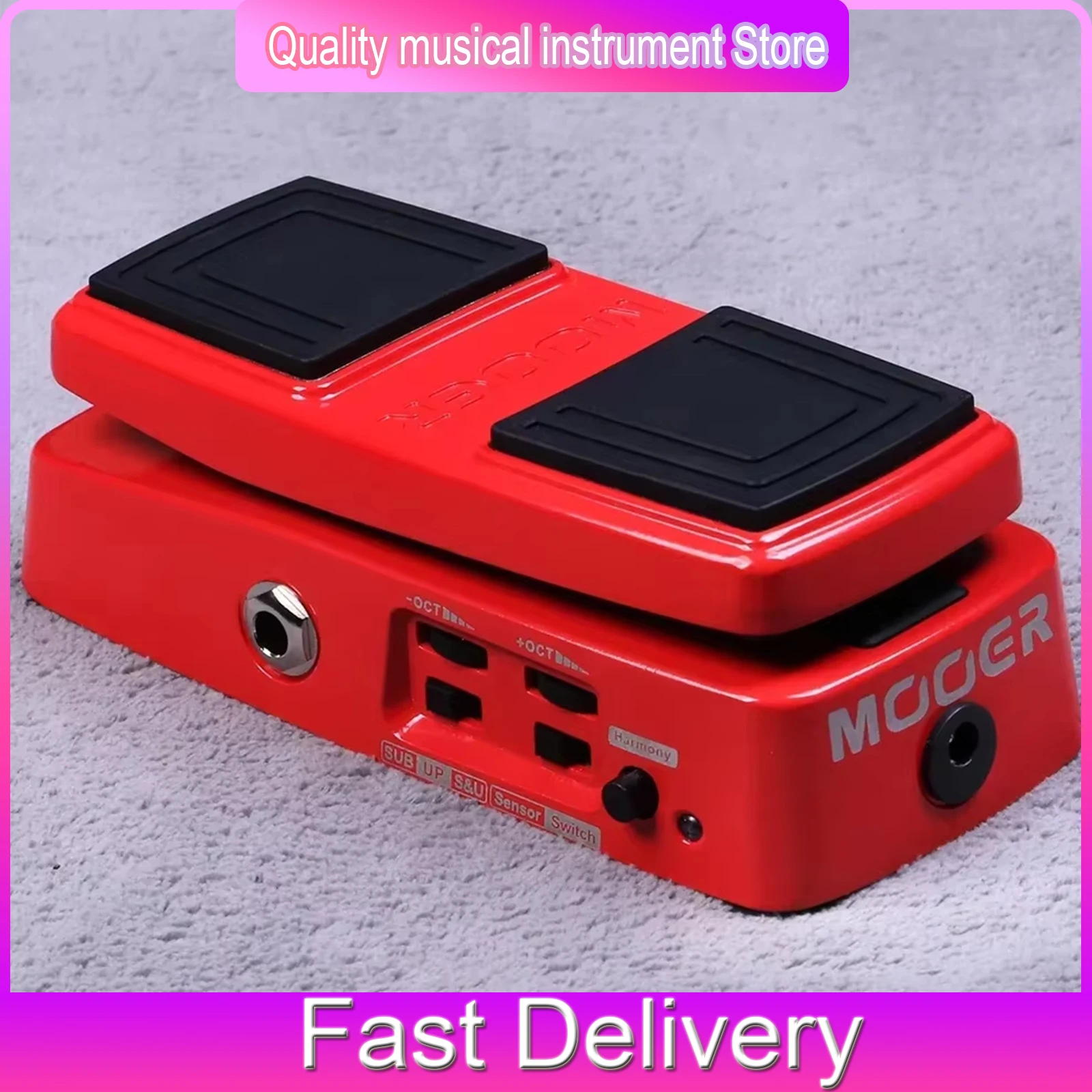 

Гитарная педаль эффектов MOOER Pitch Step: педаль для изменения тональности и гармонии, с датчиком давления, True Bypass, запчасти для гитар