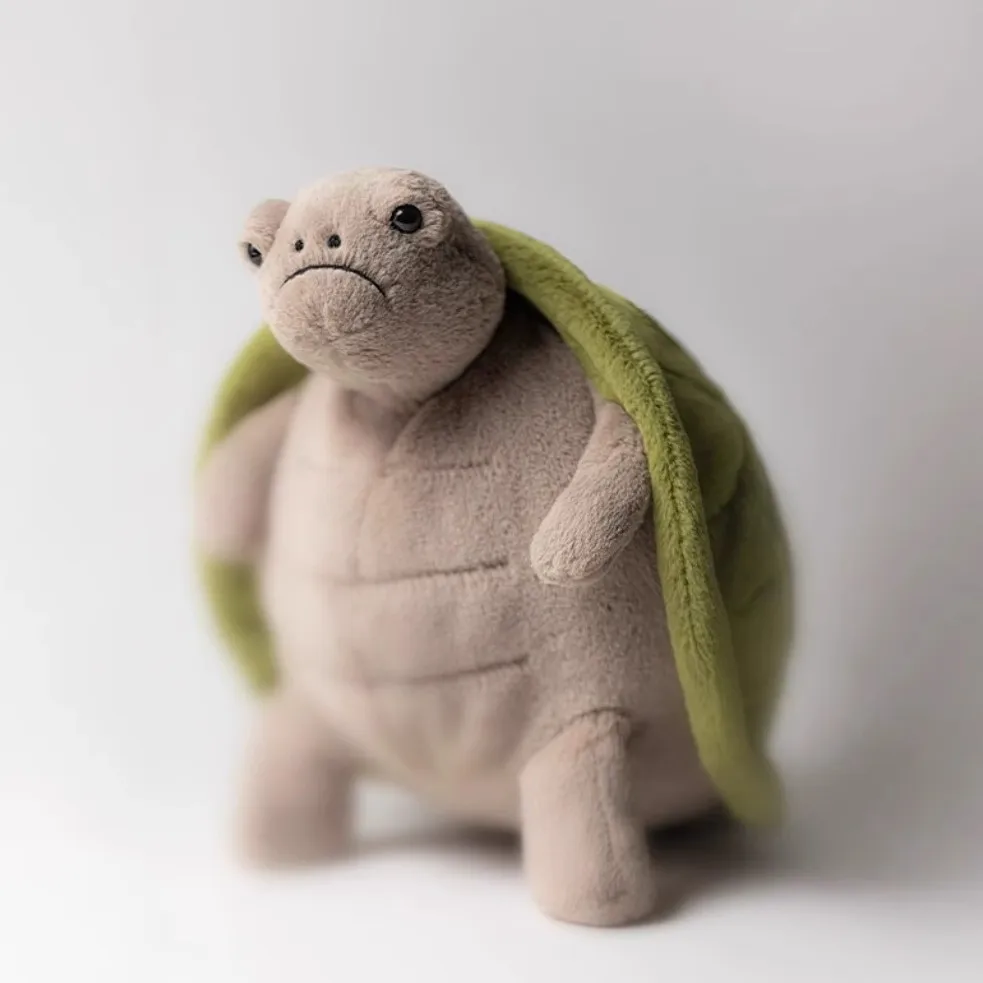 Timmy Turtle Plush Toy Soft Stuffed Animal Doll Cute Tortoise Plush Figure Home Decor Birthday Gift For Women Friends