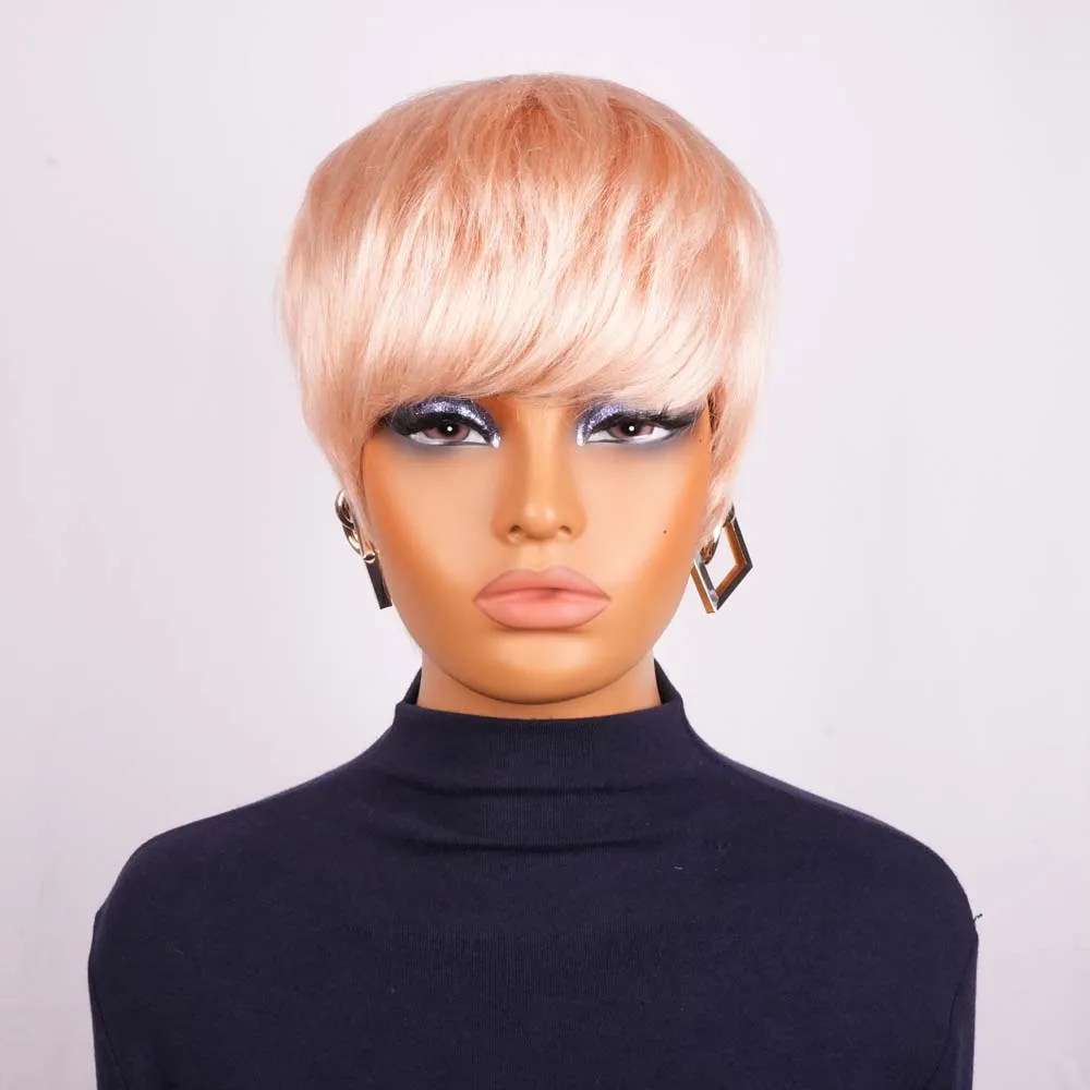 Pink Pixie Cut Wig … - image