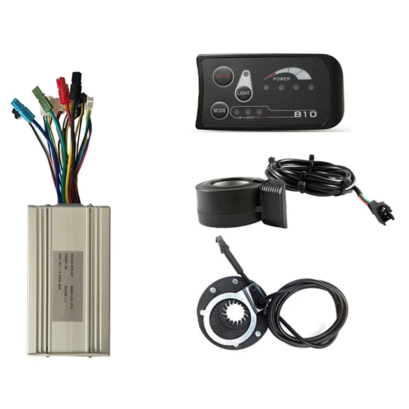 

AS98-E-Bike Conversion Kit Replacement 36V 48V Bicycle Speed Control Kit With S810 Panel For 1000W E-Bike