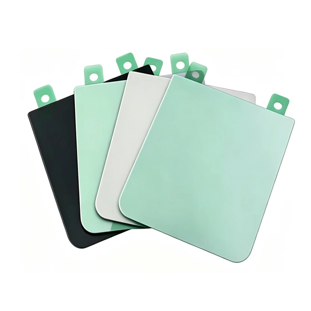 Glass Panel For Samsung Galaxy Z Flip5 Flip 5 F731B Back Battery Cover Door Rear Housing Cover Replacement Case With Camera Lens