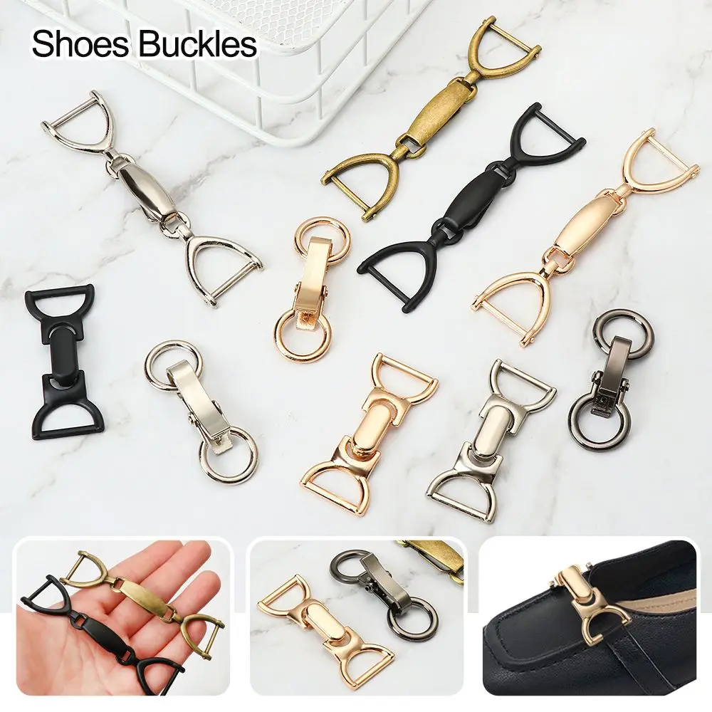 New Fashion Decoration Belt Buckle Garment Hardware Metal Buckles Metal Shoe Chain Shoes Buckles DIY Shoes Bag