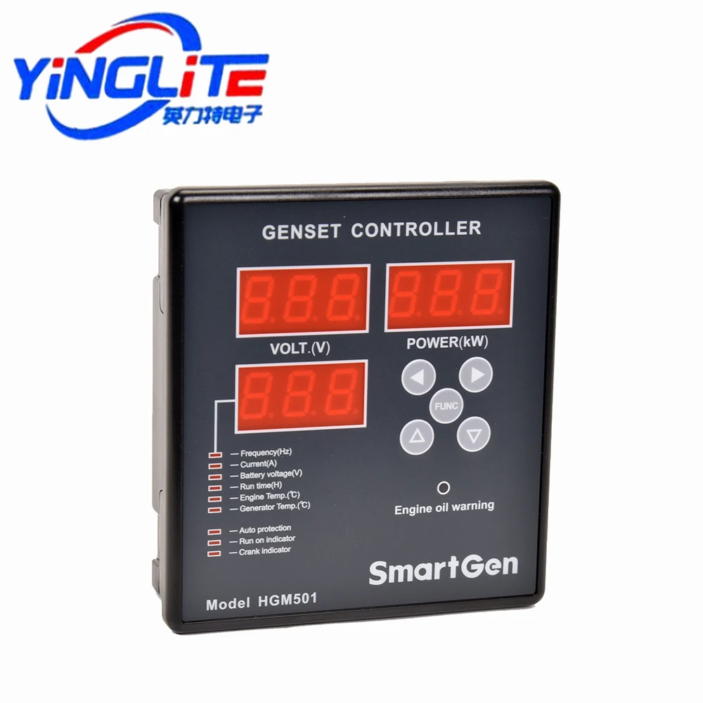 HGM501 Gasoline Genset Single Phase Generator Auto Start Stop kipor Small Digital Controller HGM501-S03