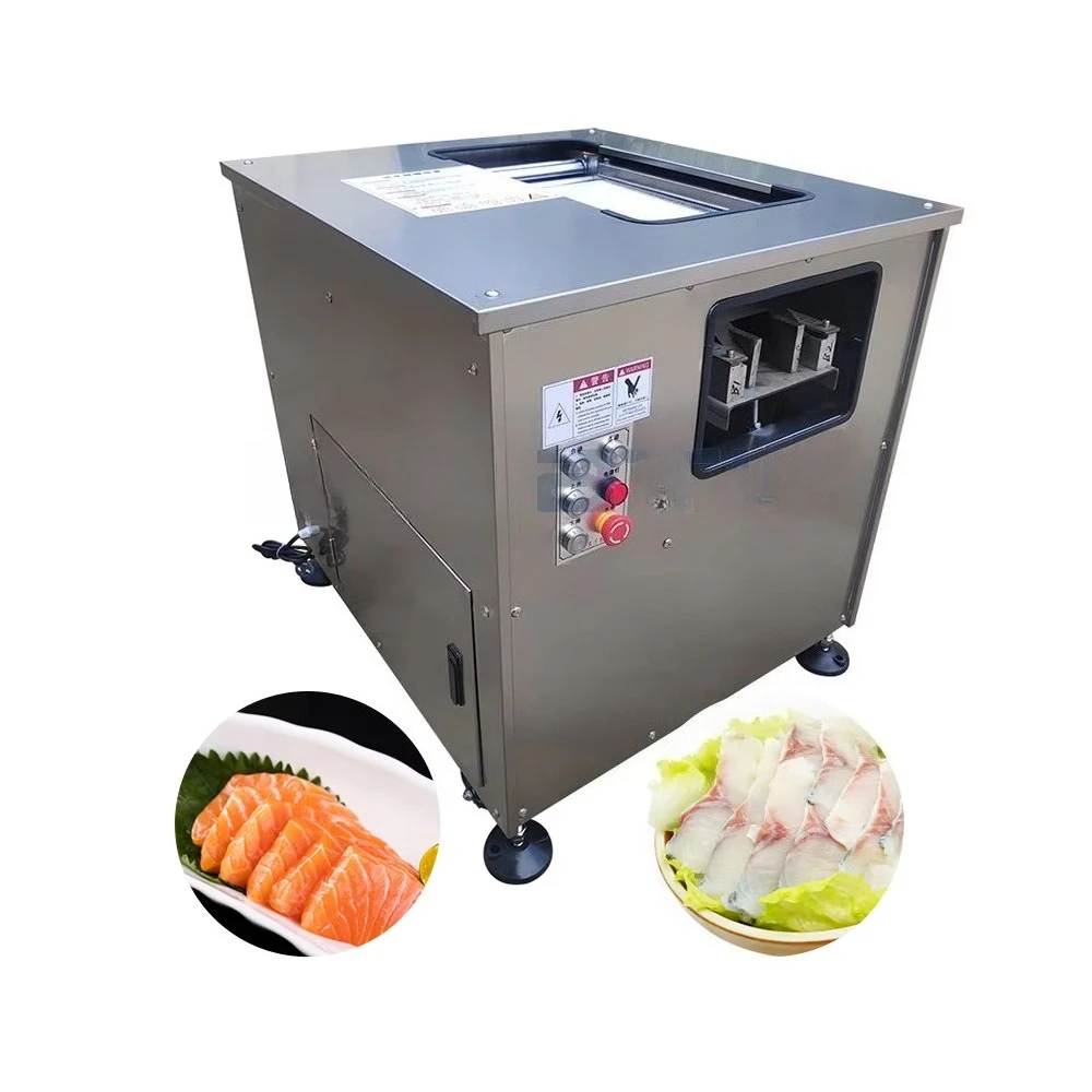 

Damatic High Quality Diagonal Catfish Sashimi Marine Fish Slice Cut Thin Filleting Making Machine Price