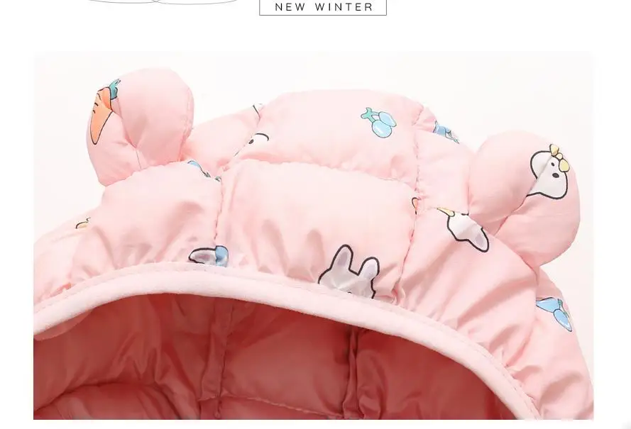 Kinder Baumwolle Mantel Baby Cartoons Unten Jacke Jungen Mit Kapuze Kleidung Mädchen Warme Winter Kleidung Kleinkind Kinder Oberbekleidung 0-5Y – Detail 9