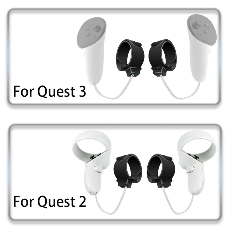 Ремешок на запястье для Meta Quest 3 VR, противоскользящий браслет, регулируемый ремешок, контроллер для Quest 3 VR
