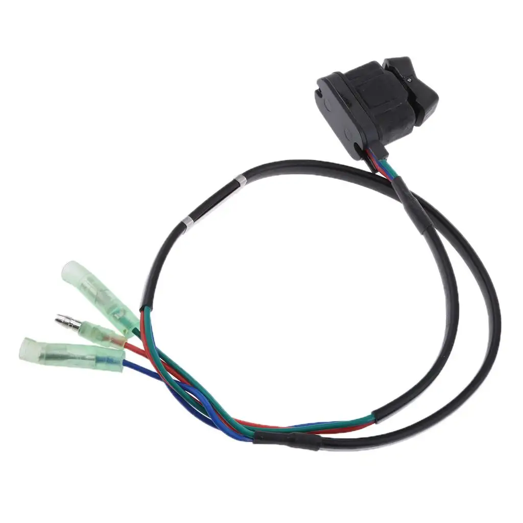 Marine Tilt Trim Switch Assembly Black Plastic for Mercury Mariner Outboard 87-18286A43 Plug and Play Boat Motors