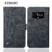 Leather Wallet Doogee Smini Case 4.5\