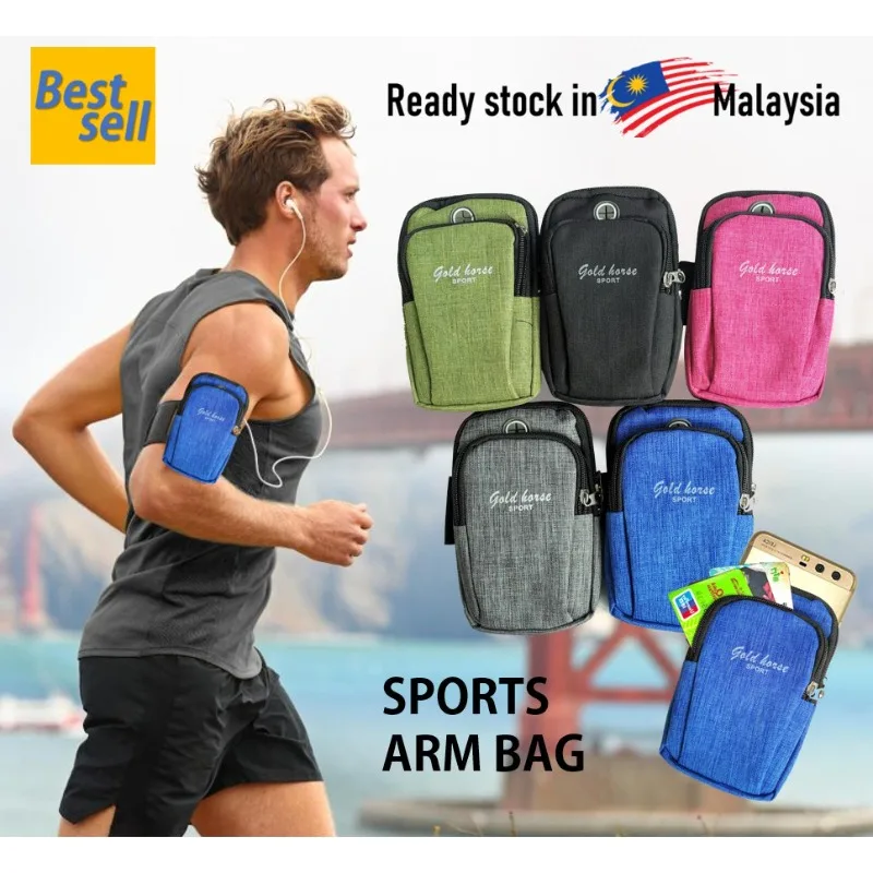 Waterproof Sports Armband Phone Case For IPhone For Samsung For Huawei Universal Sport Phone Case Arm Band Running Bags