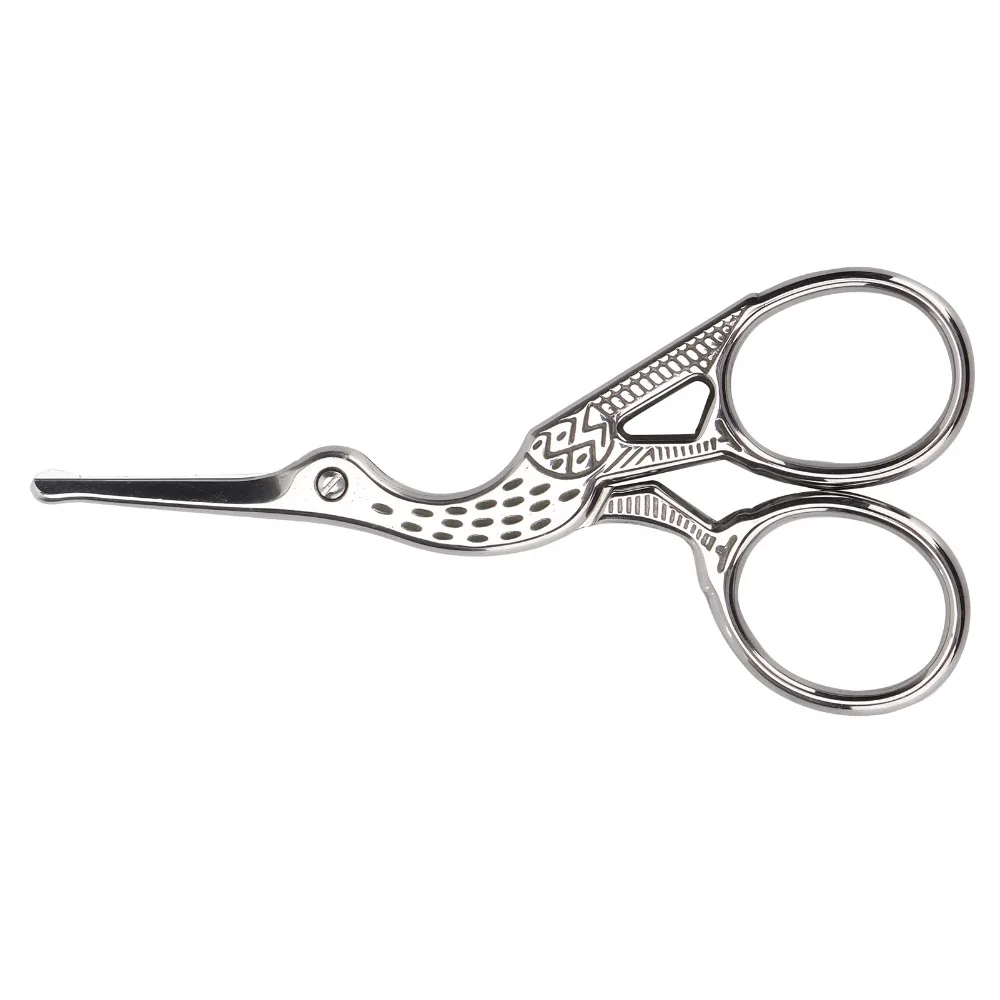 Safe Use Stainless Steel Nose Hair Scissors Round Head Facial Hair Scissors Blunt Tip Scissors For Professionals