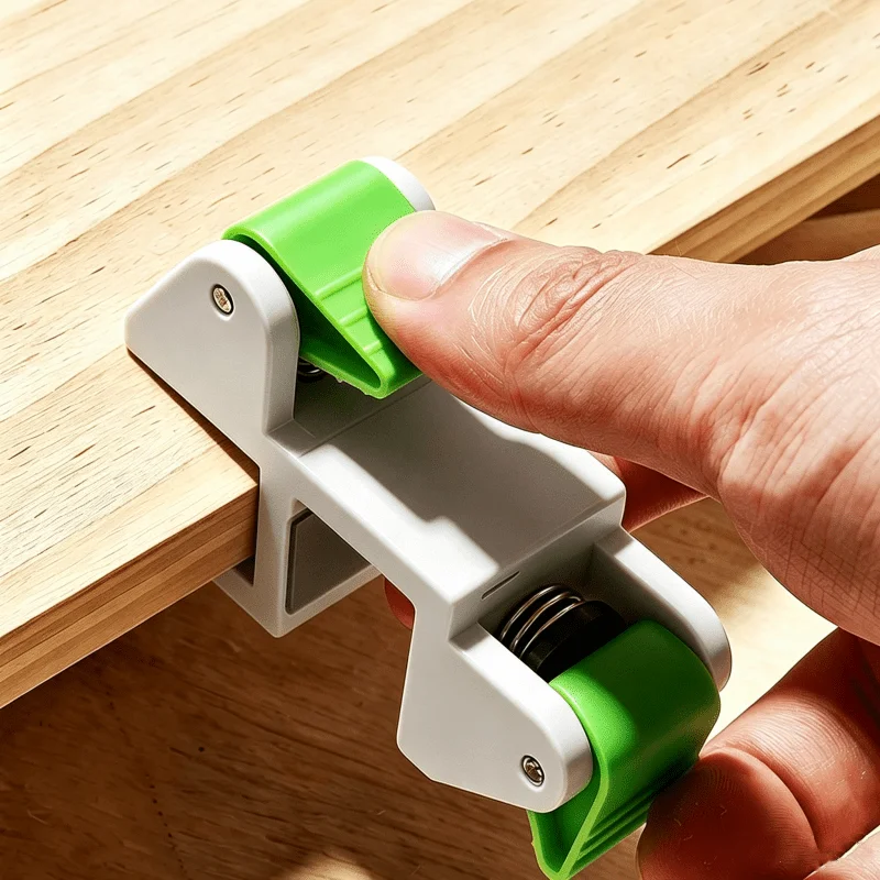 Quick Close Installation Clamp and Wardrobe Scribe, Woodworking Anti-Slip Pad, Portable Cabinet Scribe Tools for DIY Woodworking