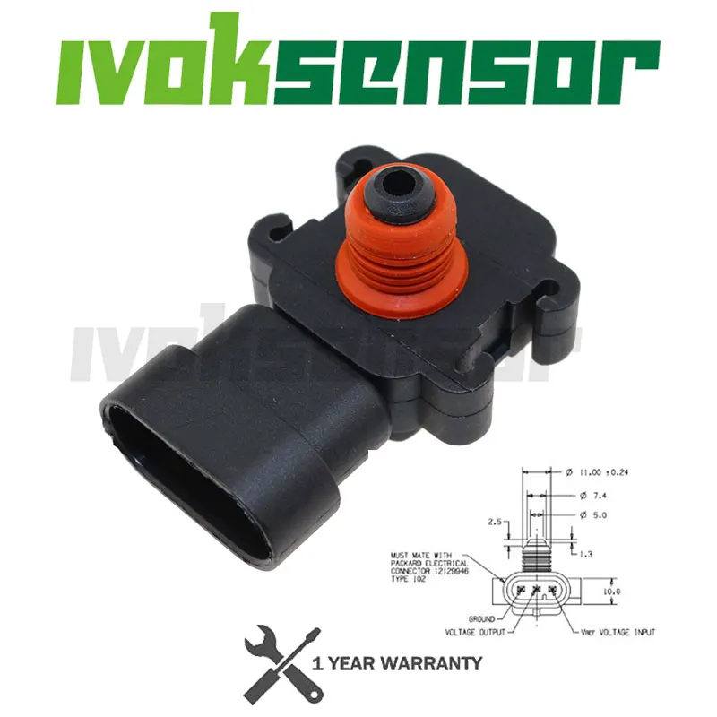 For Opel Astra G Estate Hatchback Saloon 1.7 DTI Diesel MAP Sensor Intake Air Boost Pressure Manifold Absolute Druck Sender