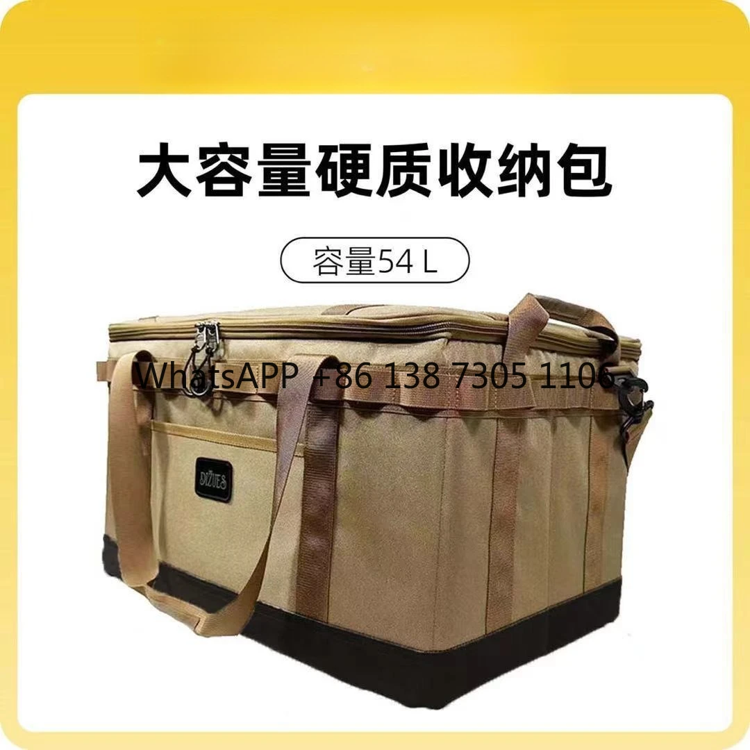 

Outdoor camping storage storage box Foldable tools Large capacity storage Camping cookware Portable handbag