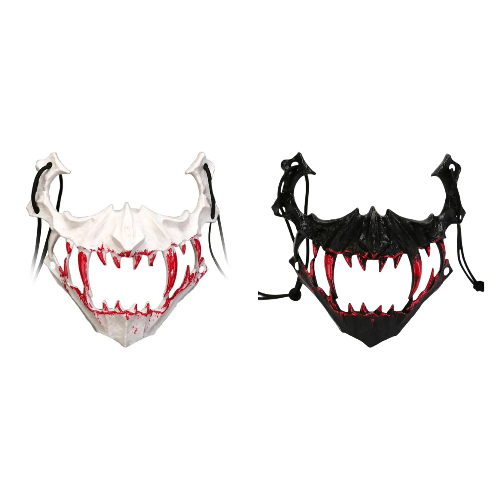 Halloween Mask for Men Adults Easy to Use Horror Convenient Half Mask Scary Mask for Game Role Playing Party Festival Cosplay