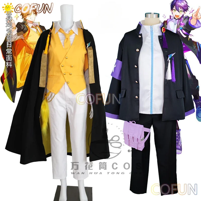 COFUN [Angepasst] Vtuber Nijisanji Fushimi Gaku/Kenmochi Toya Cosplay Kostüm Halloween Outfits Männer Neue Anzug Uniform anime