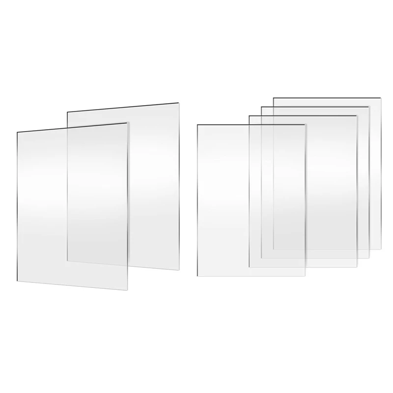 Placa de corte transparente, almofadas de corte de 8,7 x 6,1 polegadas para máquina de corte e gravação em relevo