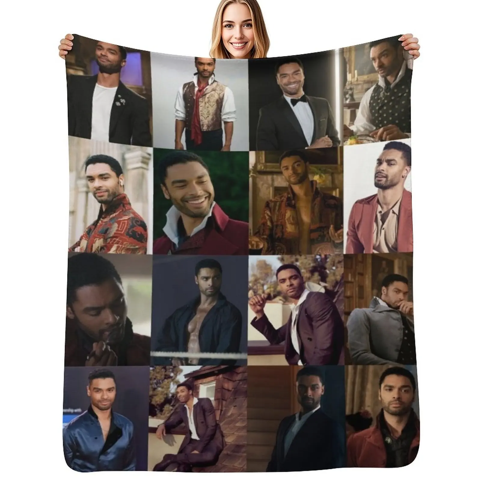 Rege Jean Page Throw Blanket Flannel Fleece Soft Warm Throw Blanket