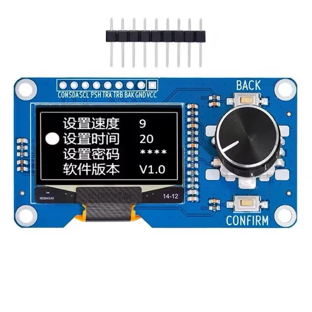 1.3 Inch 0.96 Inch OLED Display EC11 Rotary Encoder Combo Module IIC Interface 128x64 Screen Min Order 3 Pieces