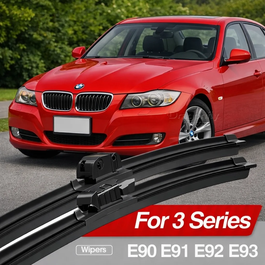 

For BMW 3 Series E90 E91 E92 E93 2005-2012 Front Windshield Wiper Blades 2pcs Windscreen Window Accessories 2007 2008 2009 2011
