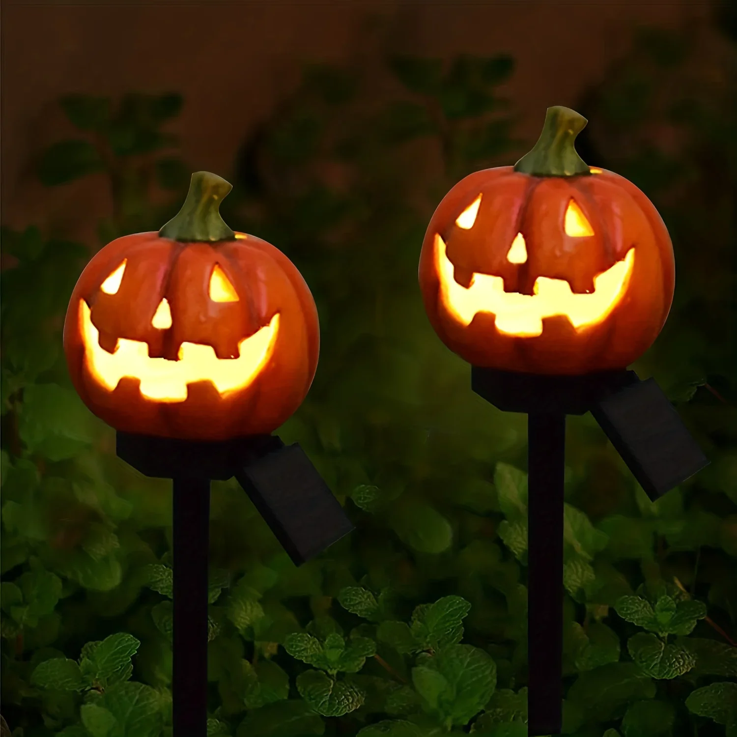 Solar Light Outdoor Jack-o-lantern Waterproof Halloween Party Gathering Courtyard Decoration Props Atmosphere Decor Light