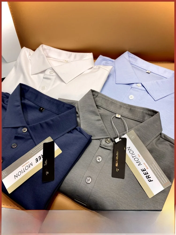 

Эксклюзивный высококачественный ort-Sve irt для мужчин Cool Sensation Cotton Busin Casual Summer Faion Urban Stand Fit