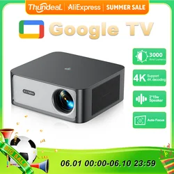 ThundeaL TD98Pro ATV Full HD 1080P Projector TD98 Pro Google Official Android TV ATV 4K Video WiFi Theater Cinema Beam Projector