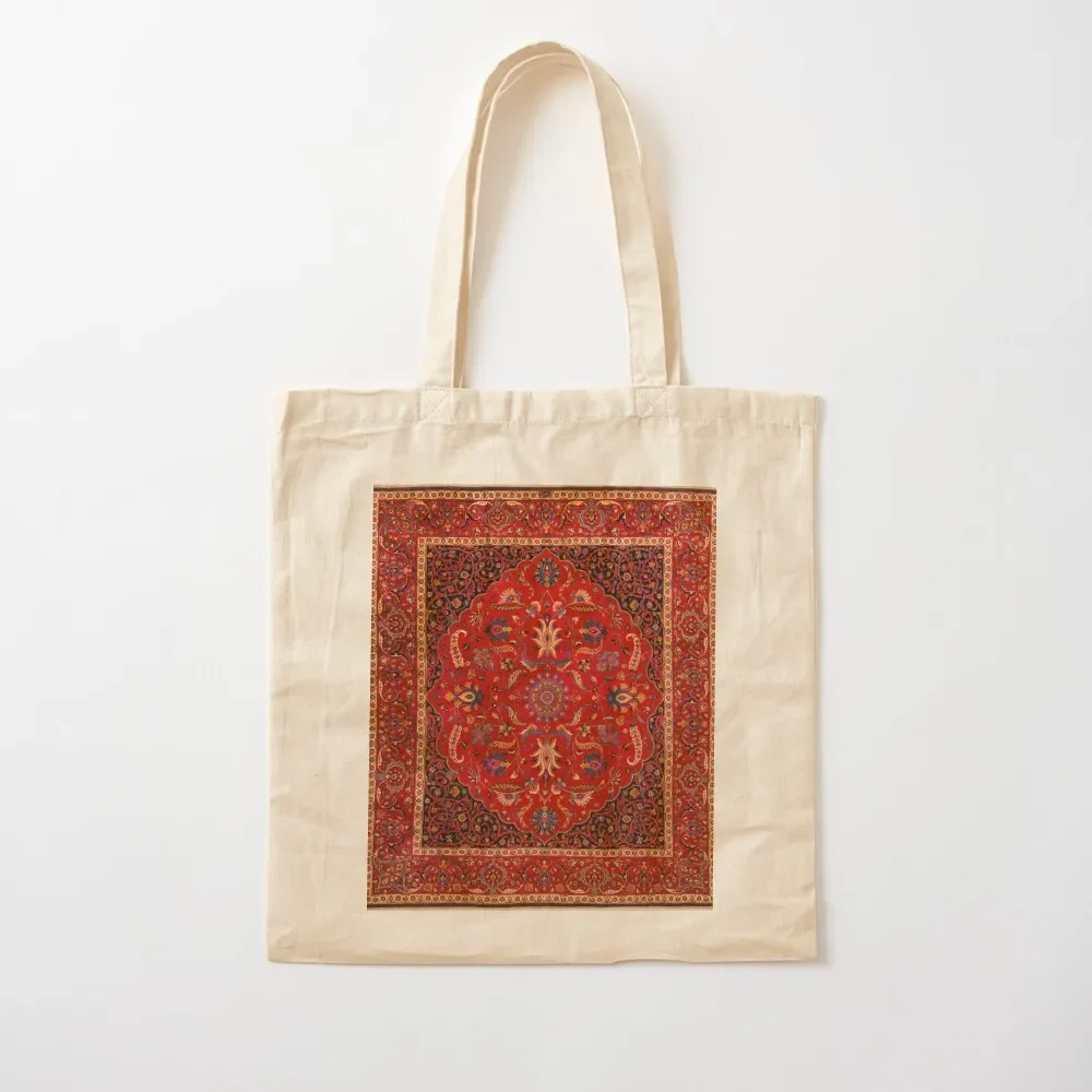 

Red Persian Rug Tote Bag canvas tote bags Canvas for women supermarket folding canvas