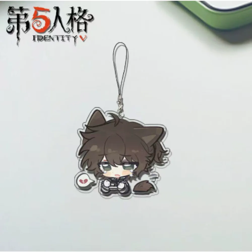 Horror Game Identity V Keychain Prisoner Painter Embalmer Aesop Carl Luca Balsa Pendant Mobile Phone Chain Cute Phone Lanyard