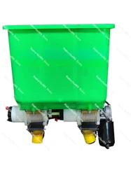 Micro-Tiller Zero-Tilling Machine Two-Way Fertilizer Box 2 Rows Sugar Cane Fertilizer Box Small Agricultural Fertilizer Spreader