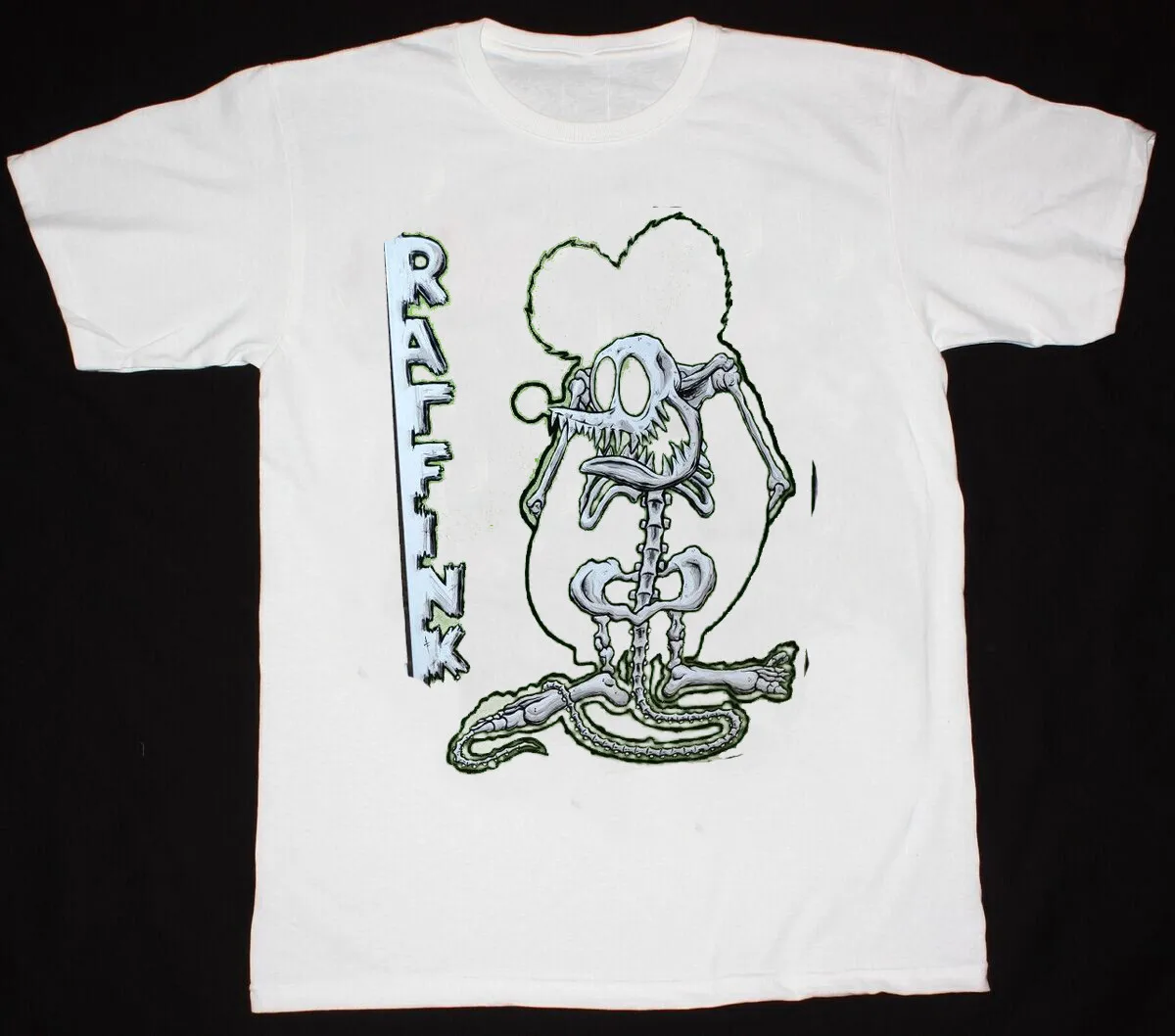 جديد إد روث رات فينك مضحك الأبيض كل حجم تي شيرت