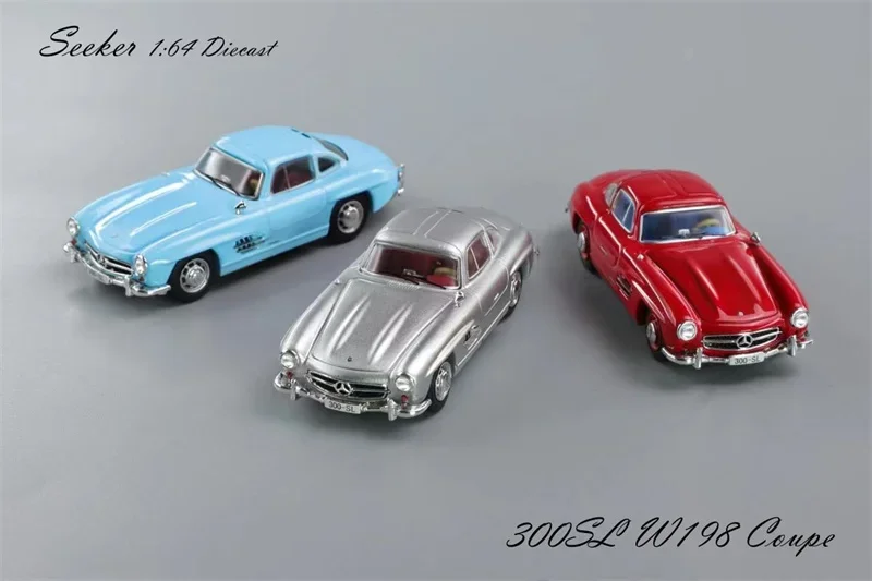 باحث-سيارة طراز Diecast كوبيه ، 300SL ، W198 ، 1:64