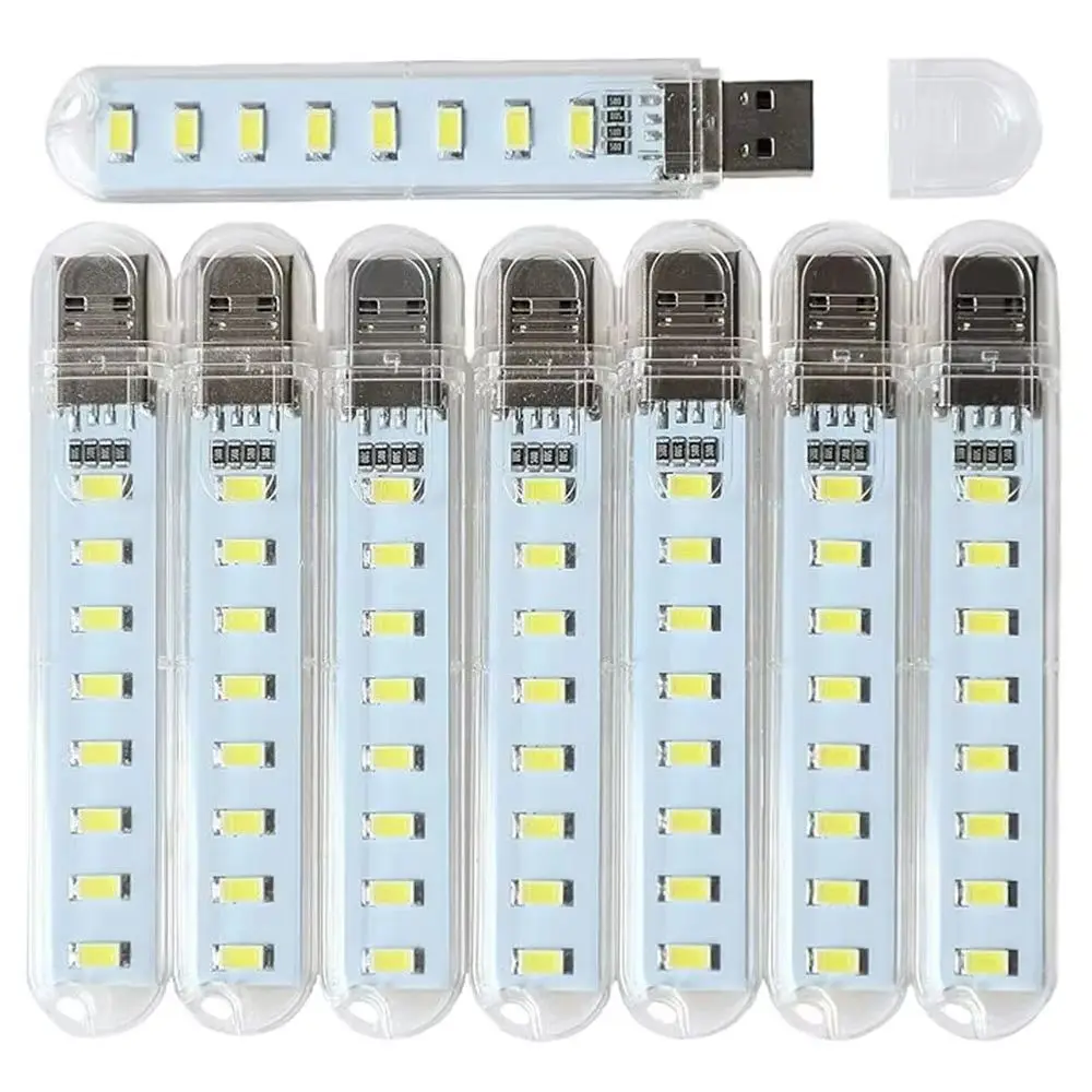 USB Plug Lamp Small LED Night Lighting Mini Portable Book Lamps DC5V Ultra Bright Reading Lamp for Power Bank PC Notebook Laptop