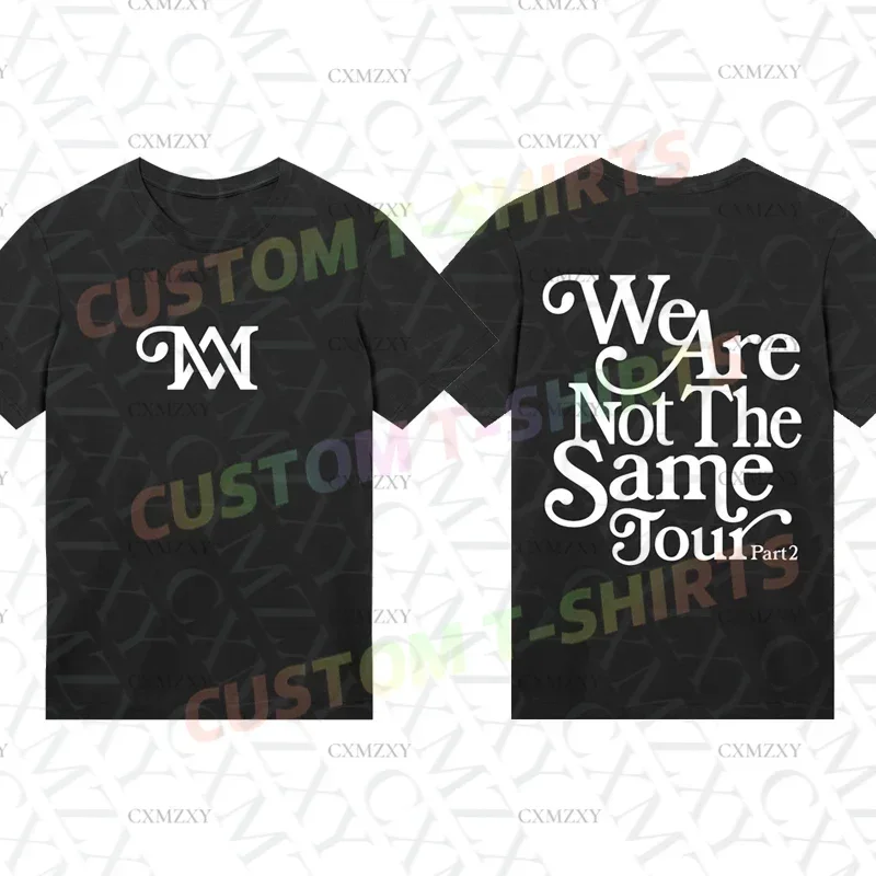 

2025 Men T Shirt Casual Marcus and Martinus M&M Tour We Are Not The Same T-shirt Graphic Summer Short Sleeves 100% Cotton S-3XL