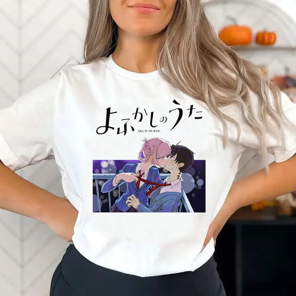 Call of the Night tshirt femme baddie harajuku korean fashion party t shirt japanese scene  y2k manga grunge