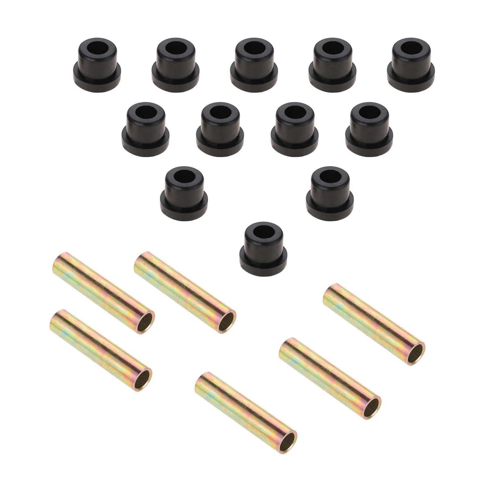 18 Pcs Club Car Golf Cart Rear Leaf Spring Bushing Set Plastic Bushings 1012303 & Metal Sleeves 105583 for Club Car DS (1981-Up)