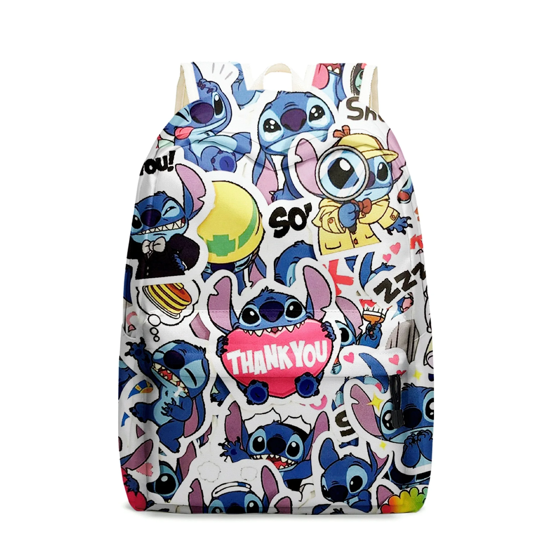 

MINISO Disney3D New Printed Stitch Primary School Bag Mochila Backpacks for Children's Children's Best Gift Sports Backpack