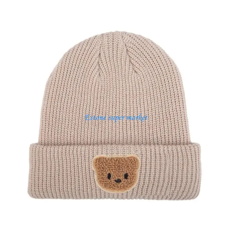 

090B Cosy Earflap Bonnet for Kids Fashionable Baby Autumn Winter Warm Bonnet Soft