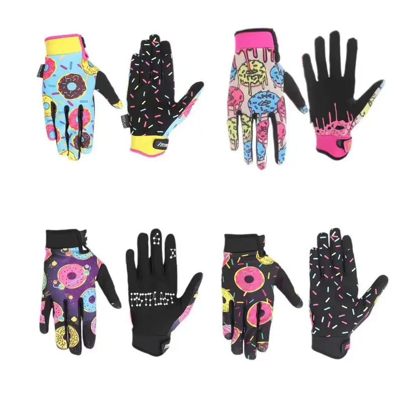 Sports gloves for all seasons, donut-shaped, unisex, touchscreen compatible, suitable for skiing, driving, and cycling