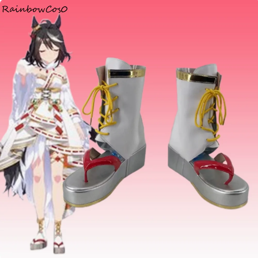 

Kitasan Black Umamusume Pretty Derby Обувь для косплея Сапоги Игра Аниме Хэллоуин RainbowCos0 W4487