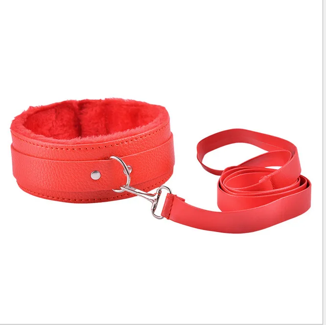 Sex Fun SM 7-pieces Set Plush Leather Adult Toys Bundled Bondage Alternative Couple Flirting Products Sex Toys