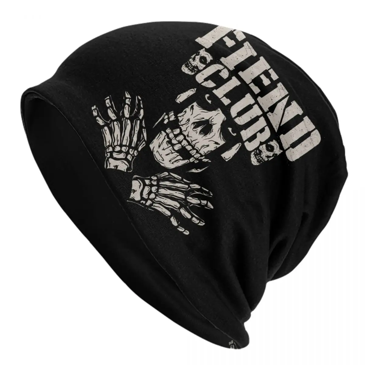 Customized Horror Punk Rock Band Misfits Bonnet Hat Knit Hats Men Women Cool Unisex Adult Winter Warm Skullies Beanies Caps