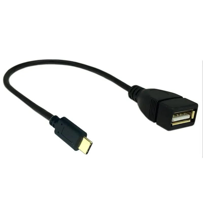 Gold Plated OTG Type-C Up/Down Bend To USB Bus For Mobile Phone Connection USB Drive