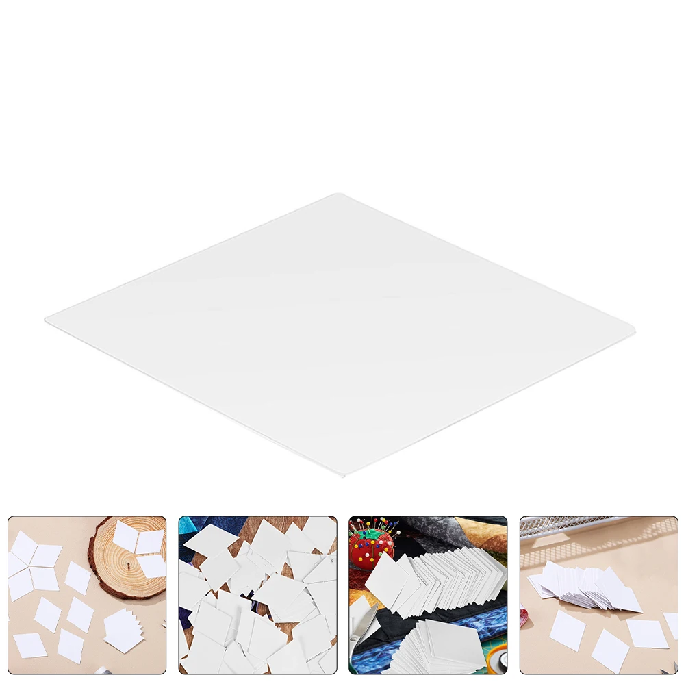

200 Pcs Wooden Paper Spelling Template Work Quilting Sewing Tailoring Templates Piecing